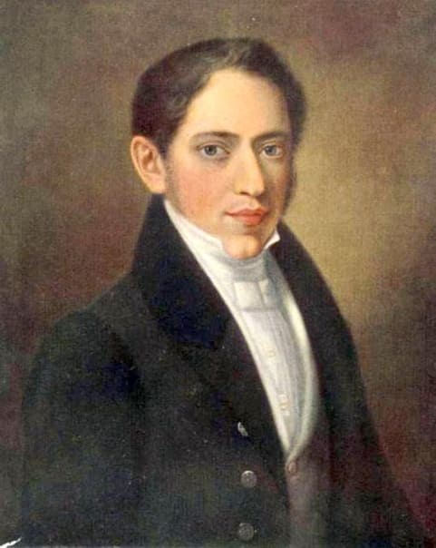 Николай Платонович Огарёв. Портрет конца 1830-ых годов.