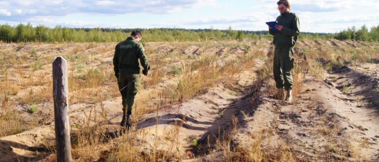 Государственные инспекторы Белоомутского участкового лесничества